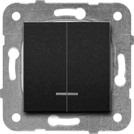 Novella/Trenda Siyah Işik Komütatör Mekanizma+Düğme Kapak Çabuk Bağlanti Çarpma Karşıtı Çocuk Korumalı