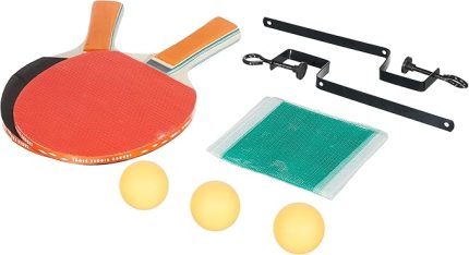 Masa Tenisi Raket Set, 2 Raket, 3 Top, File Demir, Ekonomik, C-34457