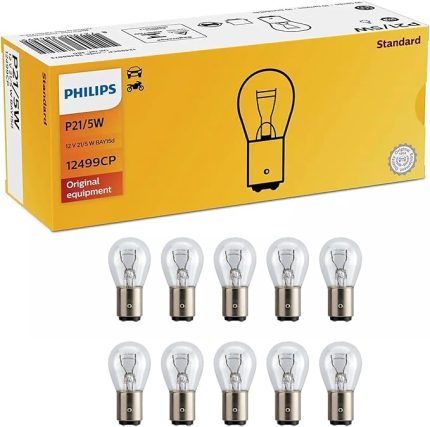P21/5W 12V BAY15d Stop/Park Lambası, 10'lu Paket, 12499CP
