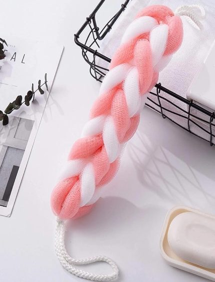 Uzayabilen Elastik Banyo Lifi - Premium Düğümlü ve Uzun Banyo Lifi, Esnek ve Yumuşak Derinlemesine Temizlik İçin, Köpüren ve Dayanıklı Vücut Fırçası