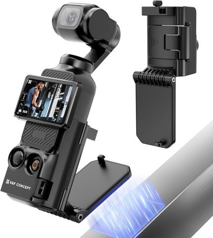 Concept DJI Osmo Pocket 3 için manyetik tutucu, DJI Osmo Pocket 3 aksesuarı, masa ve dikey yüzeyler için manyetik gövde tutucu, Osmo Pocket 3 aksesuarı, 180° ayarlanabilir