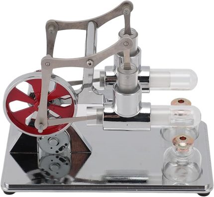 Motor Modeli, Hayal Gücü Geliştirme, Çok Amaçlı Çift Silindir Stirling Motor Model Kiti, Bilimsel Fizik Deneyleri İçin Erken Eğitim (GOLD) (SILVER)