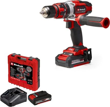Akülü Darbeli Vidalama TE-CD 18/48 Li-i Kit Power X-Change (18 V, 48 Nm, darbeli delme fonksiyonu, 13 mm mandren, 2 vites, çanta, 2x 2,0 Ah akü + şarj cihazı dahildir) - 4513935