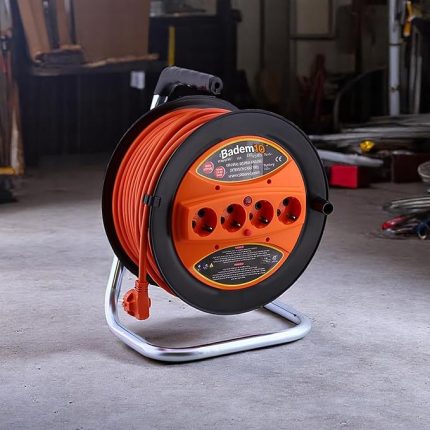 CCA Uzatma Kablosu 3x2.5 mm 30 Metre 4 Prizli Monofaze Termal Sigortalı Plastik Seyyar