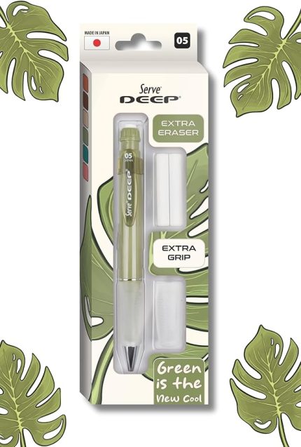 DEEP KLM & GRIP & SILGI YEDEKLI SET 05MM YAPRAK YESILI