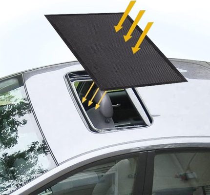 Tente Tente Tentesi Açılır Tavan Araba Ay Çatı Ağı Hızlı Kurulum Manyetik Örgü UV Güneş Koruma Örtüsü Dayanıklı UV Güneş Koruma Örtüsü