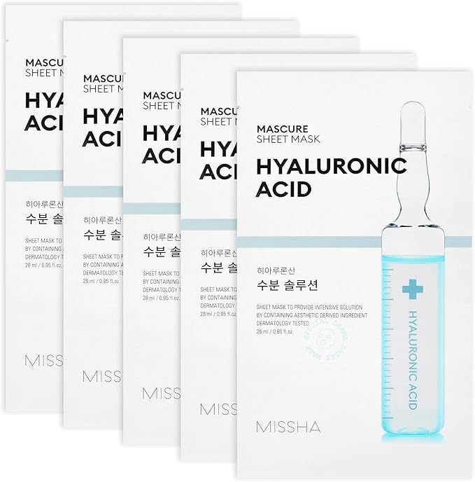 Hyalüronik Asit İçerikli Nemlendirici Yaprak Maske Mascure Hydra Solution Sheet Mask (Hyaluron Acid)