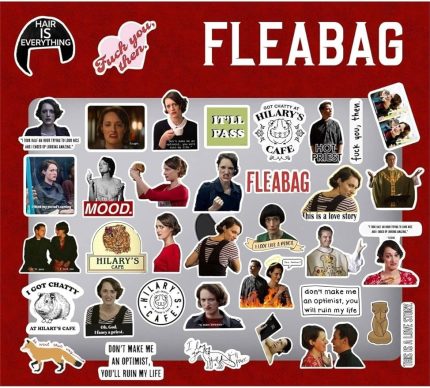 Major Selection Fleabag Laptop Notebook Telefon Kılıfı Sticker Paketi