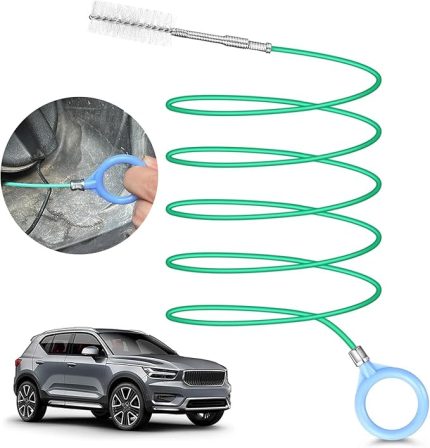 Drenaj Temizleme Fırçası Temizleme Aracı 500cm Sunroof Temizleme Fırçası Araba Tahliye Fırçası Drenaj Temizleyici Aracı Araba Sunroof İçin Süt Tüpü Fırçası Yakıt Deposu Buzdolabı