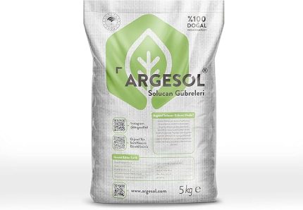 Tarım%100 Doğal Katı Solucan Gübresi 5Kg