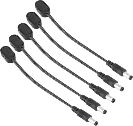 Gitar Pedal Güç Kablosu 9V Pil Kip Konnektörü Adaptörü Gitar Efekti Pedalları Için 17 Cm Kabloya Sahip Pedallar Dünya çapında Uyumluluk Saf Akım gürültüyü en Aza Indirir