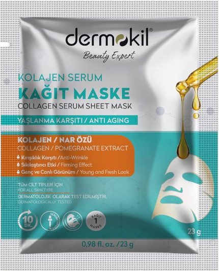 Kolajen Serum Kağıt Maske 23 gr