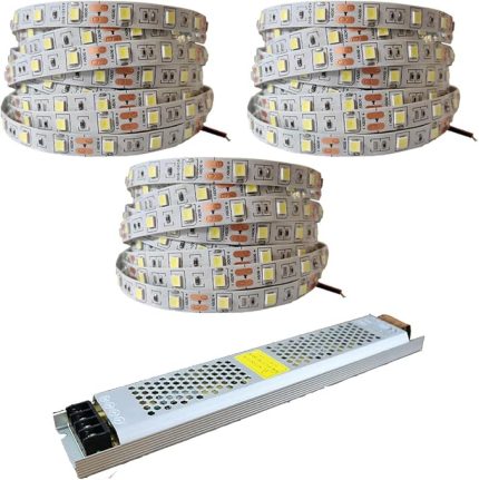 LED 4040 Yeni Nesil 15 Metre Şerit + 12v 16.5 200 Watt Trafo Oturma Odası, Yatak Odası ve Mutfak için Gizli Aydınlatma (Beyaz)