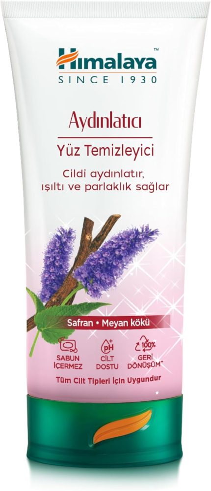 Aydınlatıcı Yüz Temizleyici 150 ml | Meyan Kökü, Safran, Salatalık, Nar | Parabensiz, Sabun İçermez | Tüm Ciltler