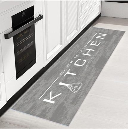 Home Dijital Baskı Yıkanabilir Kaymaz Taban Mutfak Halısı RVG2051-SD521 80x150 cm