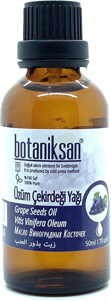Üzüm Çekirdeği Yağı 50ML Soğuk Sıkım, Saf, Doğal, Katkısız