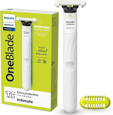 Norelco OneBlade Unisex Samimi Kasık ve Kişisel Vücut Bakım ve Düzeltici, QP1924/70