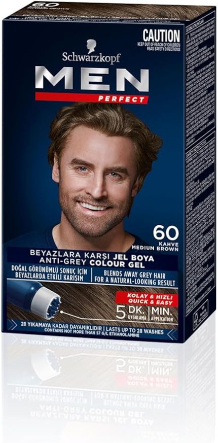 Men Perfect Saç Boyası 60 - Kahve, 80 Ml