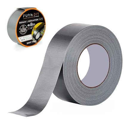 Tamir Bandı (Duct Repair Tape) 50 mt x 50 mm Gri | Çok Amaçlı Dayanıklı Yapışkanlı Güçlü Tamir Bandı | Boru ve Hortum tamiri | Isıya Dayanıklı Bant | Su Geçirmez