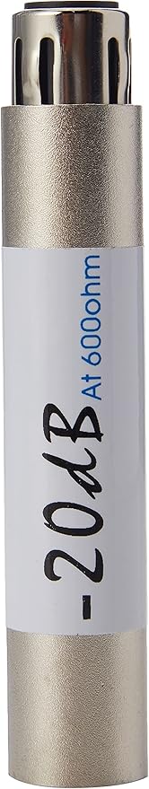 Signal PSG02973 XLR sönümleme adaptörü, 20 dB, gümüş rengi