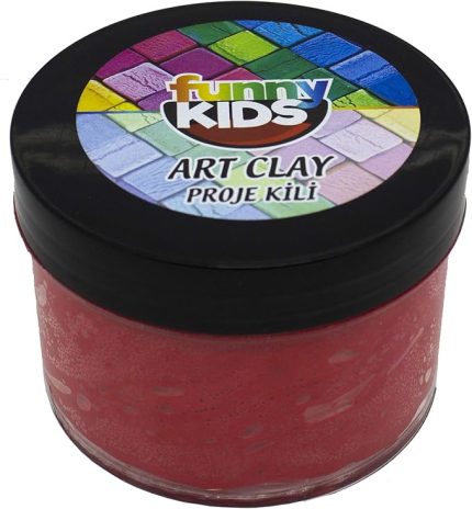 Funny Kids Art Clay Proje Kili 40cc - 560 Kırmızı