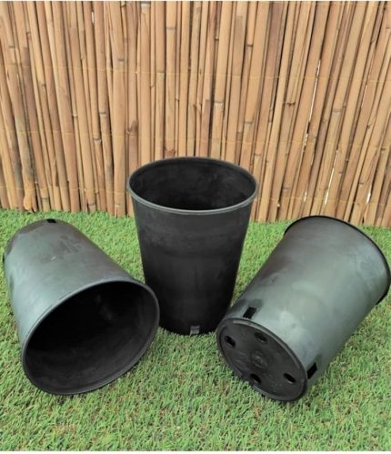 Üretim Saksısı 30 Adet 2 Lt 14X19 Cm Plastik Saksı Siyah Üretim Saksı Bitki Üretim Saksısı