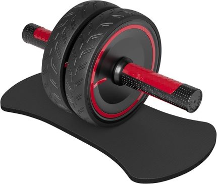 Ev Spor Salonu Fitness Ekipmanları için Dizlik Karın Egzersizi ile Metal Kolu Ab Rulo Tekerlek