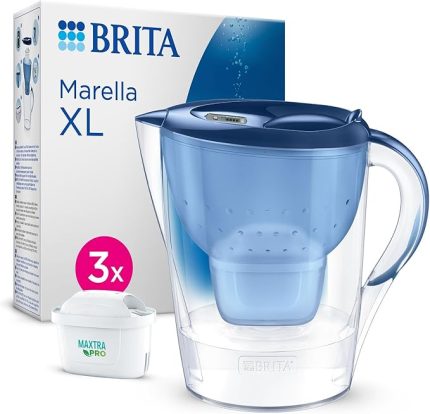 Marella XL 3x Maxtra Pro All-In-1 Filtreli Su Arıtma Sürahisi Mavi (3.5 lt)