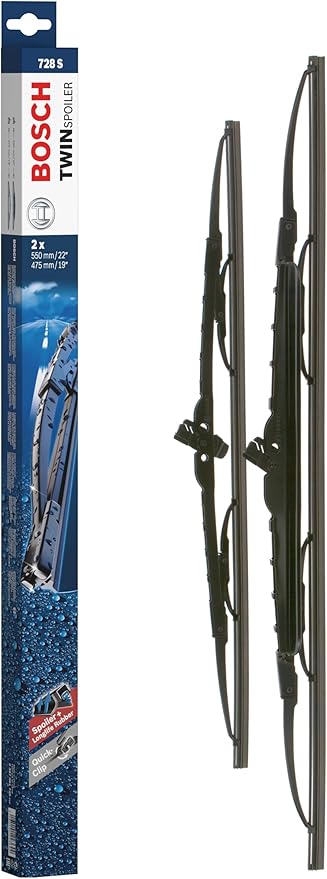 Twin Rüzgarlıklı Silecek Seti Jaguar X-Type (2003-2009), Mitsubishi Outlander (2003-2006), Ssangyong Kyron (2005-2014), Chevrolet Lacetti (2005-2013) [550/475 mm] 728S 3397001728