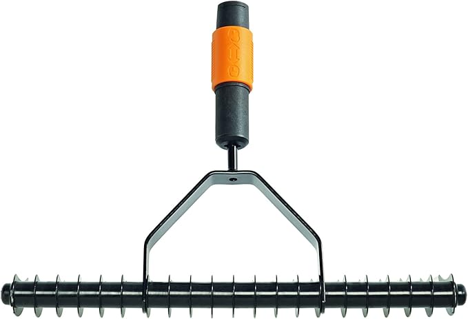 Aerator Tırmığı, Uzunluk: 37 cm, Siyah/Turuncu, 1000655