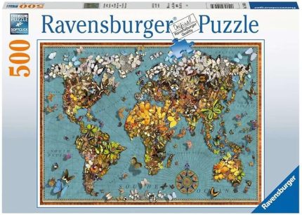 Puzzle, Butterflies, 500 Parça