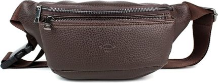 Çok Cepli Omuz ve Bel Çantası (Kahverengi)