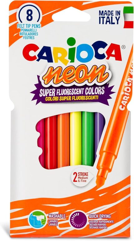 Fosforlu Yıkanabilir Keçeli Boya Kalemi 8'li