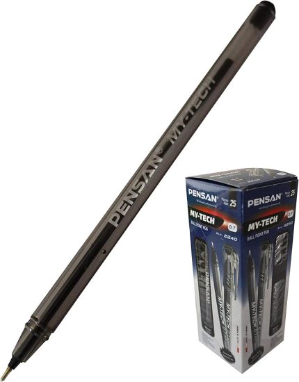 1,0 Mm My-Tech Tükenmez Kalem 25Li Siyah - PE02250TKSI25