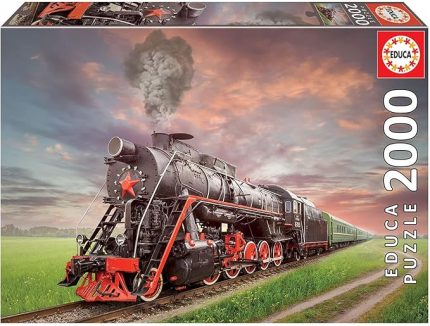 2000 Parça Buharlı Lokomotif Yetişkin Puzzle