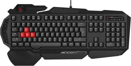 B310N Q Türkçe Multimedya Neon Gamer Oyuncu Klavye (Oyunculara Özel ASDW Yedek gaming tuşlar)