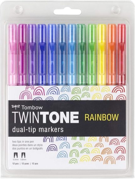 American Inc. Marker Twintone Rainbow, tek beden