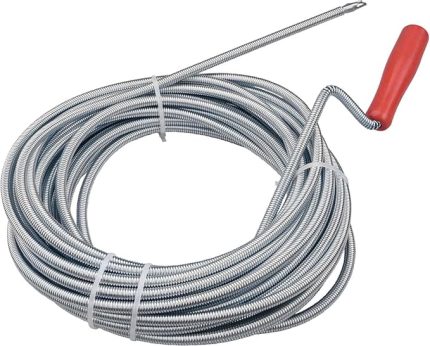 3 Metre Gider Açma Aparatı Spirali Tıkanıklık Açma Makinesi Mutfak Banyo Drenaj Duş Tuvalet Kanalizasyon