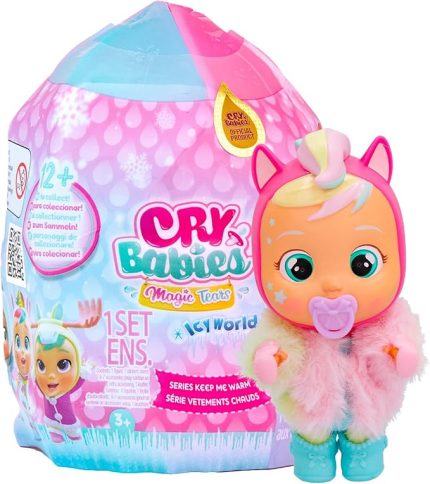 Babies Magic Tears ICY World - Keep Me Warm Serisi | 8 Sürpriz, Aksesuar, Sürpriz Bebek - 3 yaş ve üzeri çocuklar için harika bir hediye