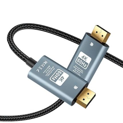 DP to HDMI Kablo, 4K 60Hz 200cm Yüksek Hızlı, Displayport Kablo 2 Metre Kablo Uzunluğu Displayport to hdmi Kablo 200cm ZR890
