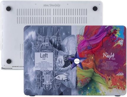 MacBook Pro 13 inç Kılıf M1 / M2 Uyumlu – Sert Plastik Desenli Lazer Baskılı Koruyucu Kapak A2251 A2289 A2338 Gri