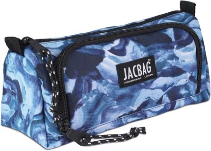 PRIME XL-LASTİK AYRAÇLI İKİ BÖLMELİ KALEM KUTUSU (Mavi Dumanlı)