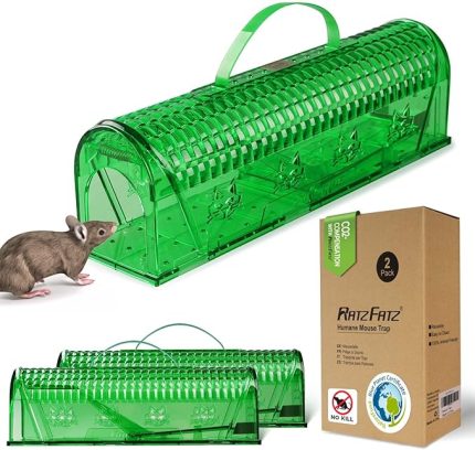 Premium Fare Kapanı Canlı Tuzak Yeniden Kullanılabilir Dış Mekan ve İç Mekan Kullanımı Yenilikçi Mekanizma 2'li Paket