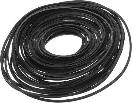 50 Parça teyp kemer kaset kaydedici kayış ses kaydedici kayış Ses kaydedici lastik oyuncu kaydedici Kasetçalar kaset kemeri kaset çalar kemeri kaset bakımı için kayış silgi Black