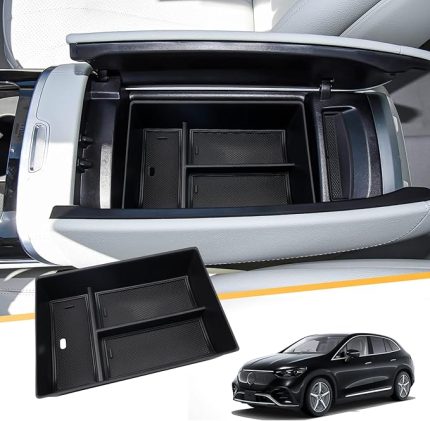 Merced-es Ben-z EQE V295 EQS V297 2022+ Orta Konsol Saklama Kutusu, EQE EQS Aksesuarı Kolçak Düzenleyici Depolama Tepsisi Orta Kol Dayanağı Torpido Gözü