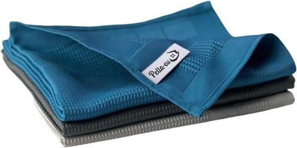 Temizlik Bez Mikrofiber Cam Bez 3 Parça Genel Temizlik Bezi Mutfak Banyo Yüzey 40x60cm