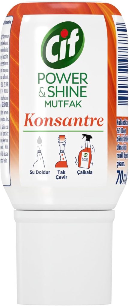 Power & Shine Konsantre Mutfak Yüzey Temizleyici Leke Çıkarıcı Yağ Çözücü 70 ml