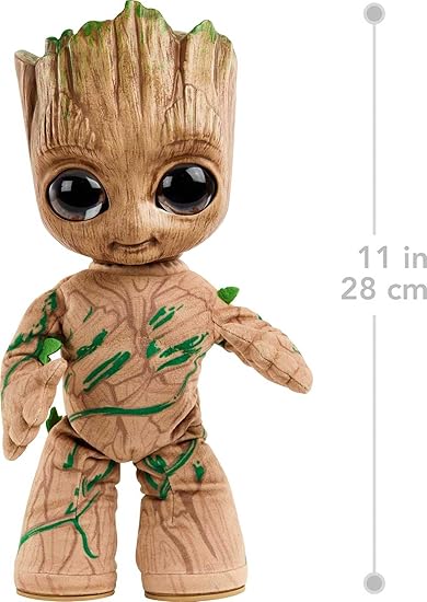 Marvel Groot Sesli Ve Hareketli Pelüş Figür - Görsel 5