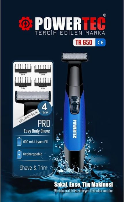 Body Groom Sakal Vücut Kıl Tüy Tıraş Makinesi