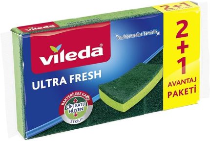 Ultra Fresh Düz Sünger 2+1